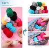 130 Piece Knitted Crochet Set for Household Sewing Tools DIY Craft Crochet Knitting Marking Needle Tool Weaving Accessories Kit