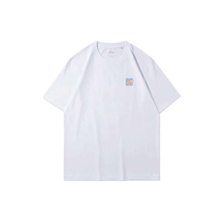 Li Ning Sports Fashion Collection T Shirt Men's White AHSRA45-1