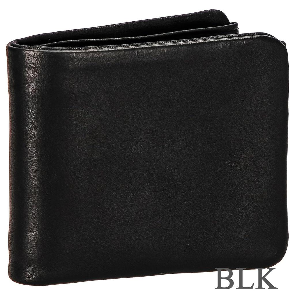 SONNE Softer Genuine Leather Bi-fold Wallet, Black