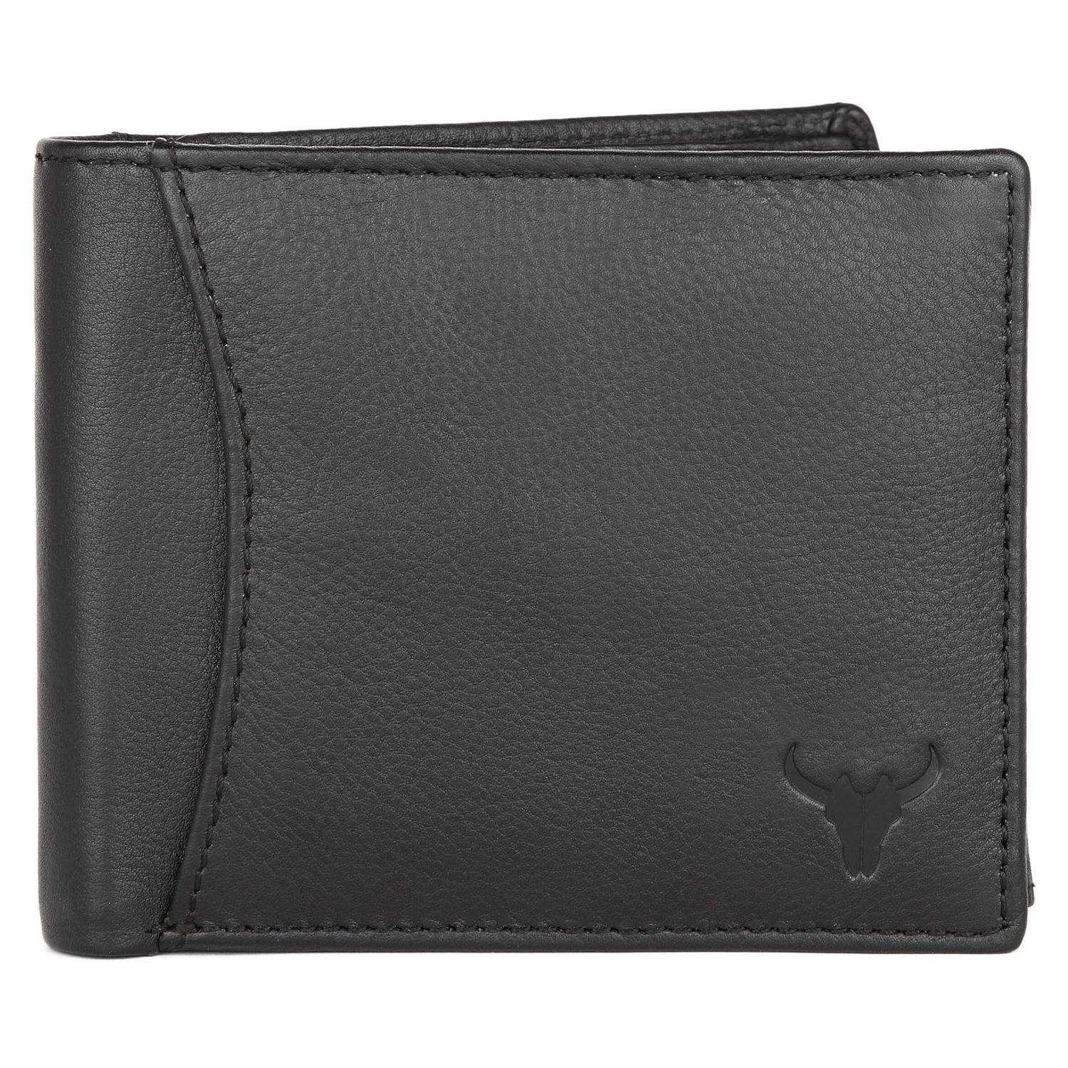 Черный кожаный кошелек для мужчин — фото 6