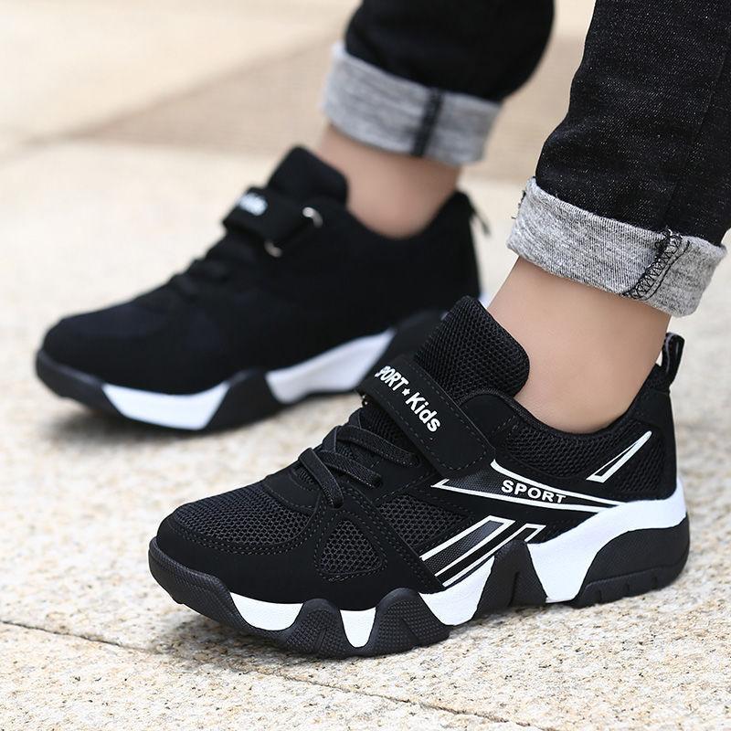 Shoes Children's Shoes Boys' Sneakers Leather Mesh Boys' Shoes Middle and Older Children's Students Casual Shoes Shoes