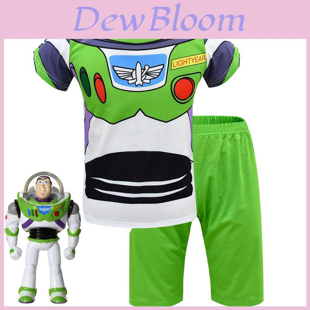 Adorable Toy Story Buzz Lightyear Short Sleeve Tee And Shorts Suit For Kids