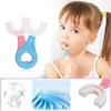60Pcs Hildren Tooth Brush U Shape Kids Toothbrush Soft Tooth Cleaner Silicone Child Toothbrushes Oral Care Cleaning Teeth