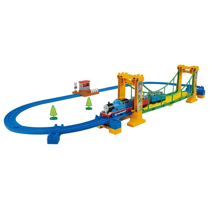 Takara Tomy Plarail Thomas Wobbly Suspension Bridge Set