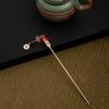Copper Coin Ancient Hair Stick Antique Hanfu Hair Fork Retro New Year Hairpin  Wedding