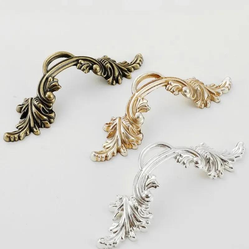 Zinc Alloy Rural Ivory White Cabinet Door Drawer Handle Cabinet Door Closet Kitchen Handle Wardrobe Door Furniture Handle