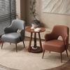 Internet celebrities cream wind balcony leisure area layout tables and chairs lazy reading small coffee table