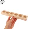 Essential Oil Wooden Display Stand 6/10Hole Essential Oil Storage Rack Smooth For DoTERRA Essential Oils Perfume Bottle Holder