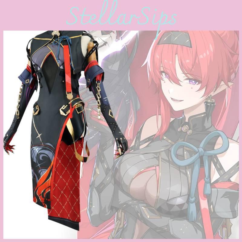 Waves Wuthering Yinlin Clothing Cosplay Cartoon Games Suit Party Costume Show