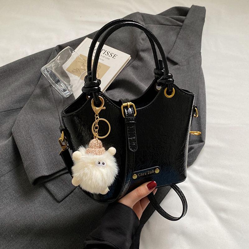 Torba retro premium damska jesienno-zimowa popularna wszechstronna torebka do ręki na ramię crossbody worek