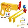 NOVO Prop Impresso em 3D Pistola de Brinquedo Lançador de Palma Substituível, Brinquedo de Mão Interativo Engraçado para Lembrancinhas de Festa Esportes ao Ar Livre