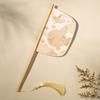 Long Handle Chinese Style Fan Exquisite Decorative Fan Home Decoration Hand Held Fans  Summer