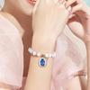 Modern Elliptical Jewelry Component Floral House Print Accessories Stainless Steel Charm for Handmade Enthusiasts