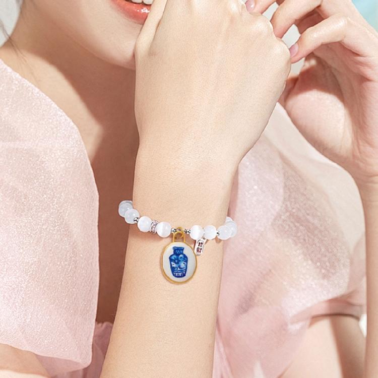 Modern Elliptical Jewelry Component Floral House Print Accessories Stainless Steel Charm for Handmade Enthusiasts
