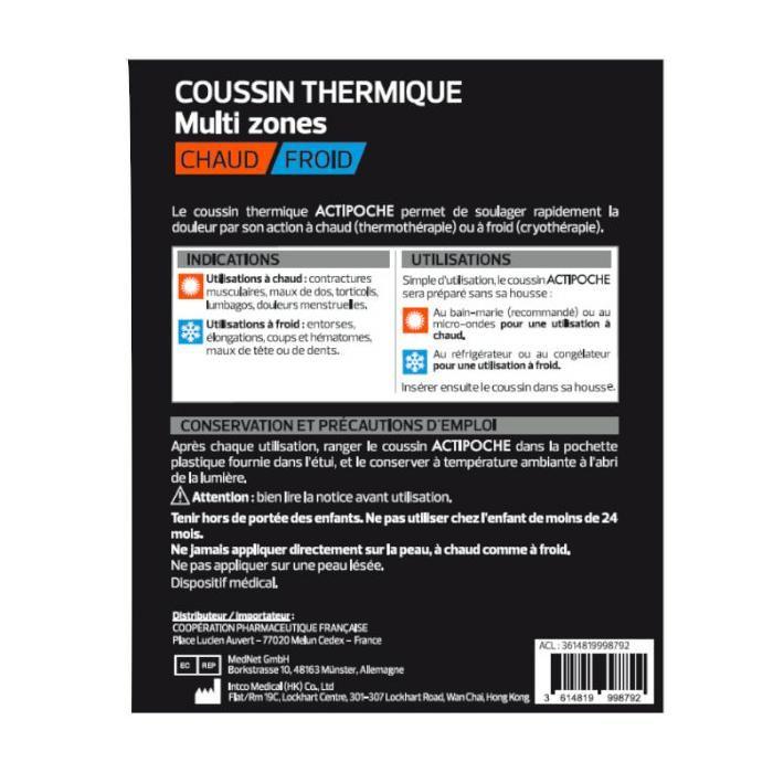 Actipoche Coussin Thermique Moyen Modèle 11 x 27cm