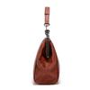 Shoulder Bags Women Retro Frame Purses Girls Crossbody Messenger Bag Small Handbags for Phone Party Faux Oil Leather Clip Bag