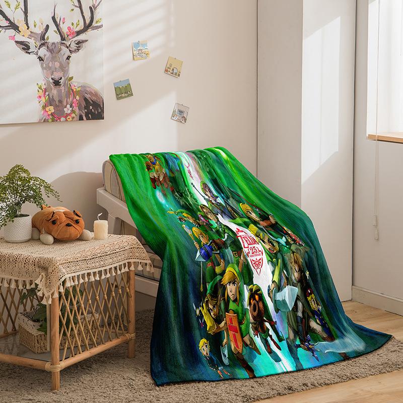 Cartoon Double-Sided Flannel 3D Digital Printing Blanket Blanket