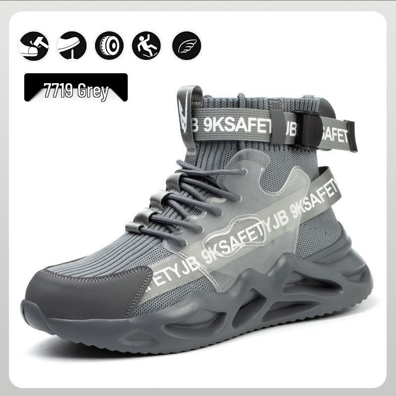 Men's Winter Safety Boots: Anti-Smash, Anti-Puncture, Warm, Comfortable, Casual Protection Shoes