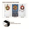 Einzigartiger 14,96 Zoll Metall-Türhaken für Halloween, Weihnachten, Ostern, Dekoration, Schwimmbad, Kranz, Futterstelle, flacher Haken, Vogelbadhaken