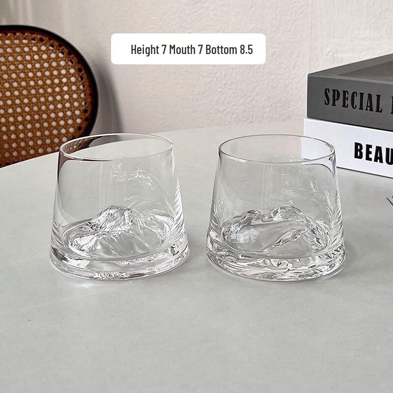 OLOEY Iceberg Mountain Glass Cup Set