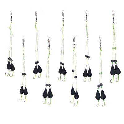 1Pcs High Sensitivity Inverted Bottom Double Hook Fishing Float Kit Suitable For Sea And Freshwater Fishing