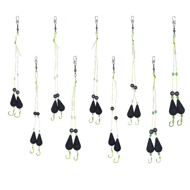 1Pcs High Sensitivity Inverted Bottom Double Hook Fishing Float Kit Suitable For Sea And Freshwater Fishing