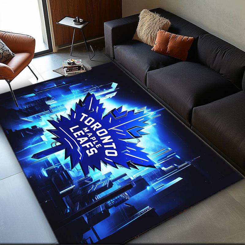 Maple Leafs Area Rug Suitable for Indoor And Outdoor,Carpets for Playroom, Homes, Offices, Living Rooms,Home Decor,Christmas Fan Gift