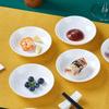 Youlaifu Bone China White Round Plates & Dishes Set