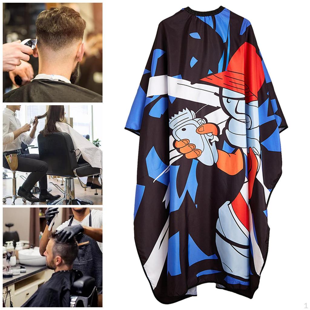 Haircut Gown Barber Cape Waterproof Clean /Coloring Practical Tools ,Size