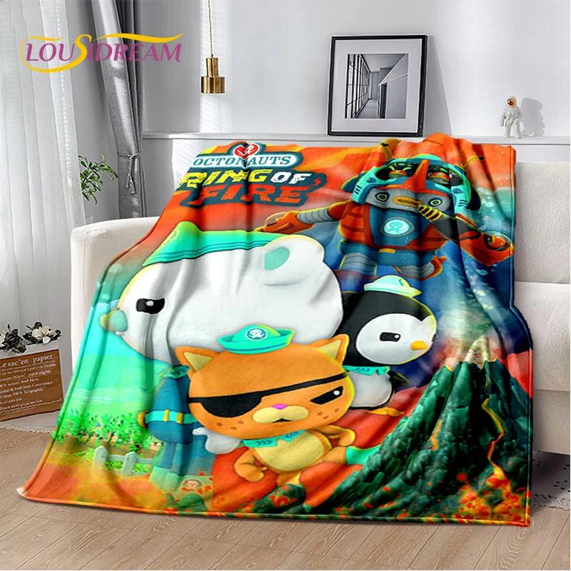 Coperta Bambino Carina The Octonauts Barnacles, Morbida Coperta Plaid per Casa Camera da Letto Letto Divano Picnic Viaggio Ufficio Coperta