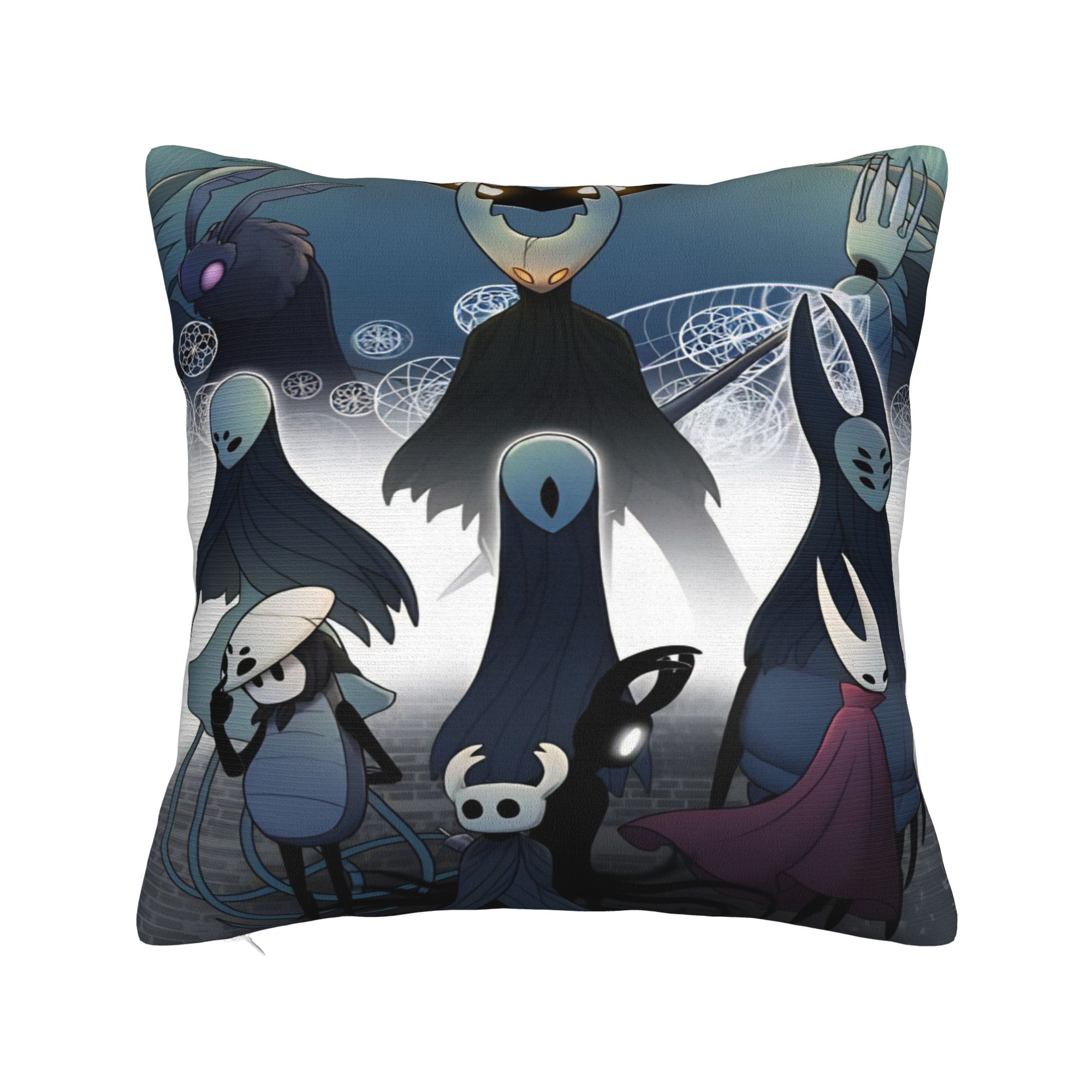 

Pillow Case Hollow knight Cartoon Game Knight and Hornet Custom Pillow Cover For Couch Sofa Bedroom Fashion Pillowcases 30x30cm 12x12in
