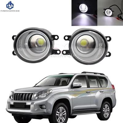 2 Stück Auto Nebelscheinwerfer LED Angel Eye DRL Tagfahrlicht H11 12V Hohe Helligkeit Für Toyota Prado FJ150 LC150 2010 2011 2013