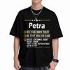 Petra Geometric Pattern Short Sleeve Tee  Cotton TShirt
