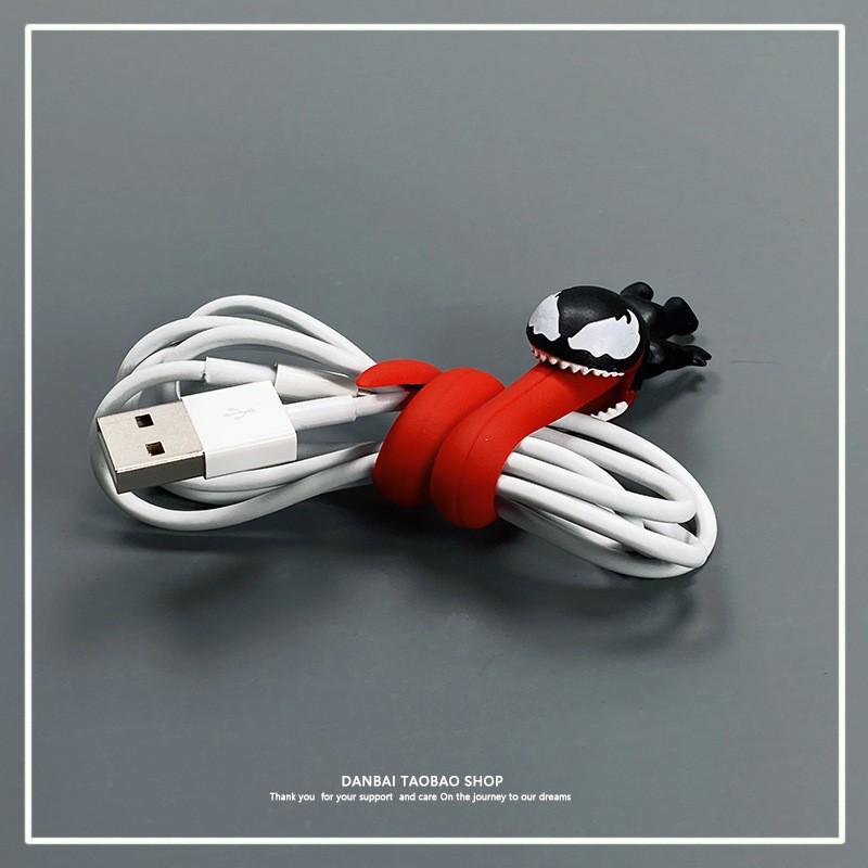 

Marvel Figurine Earphone Cable Organizer & Mobile Phone Data Cable Winder Toy