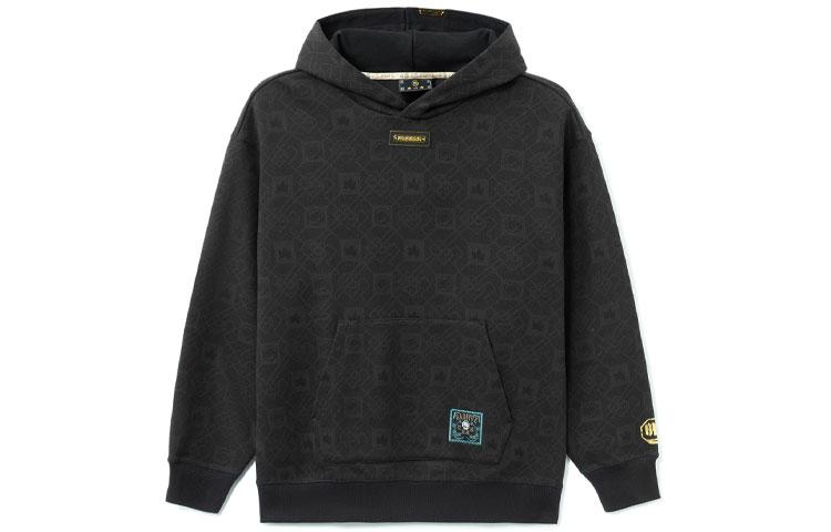 Li Ning Badfive Sweatshirt Unisex Black Couple s AWDRE21-1 L