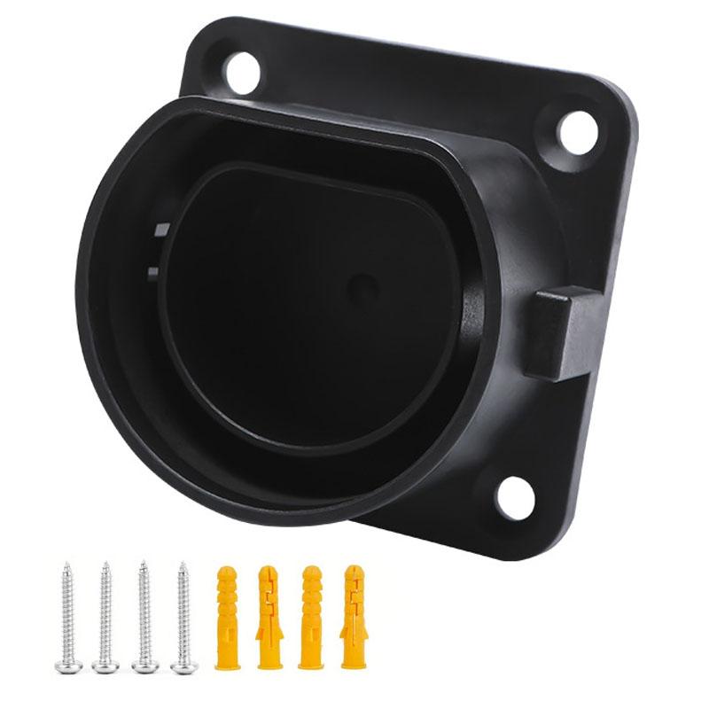 EV-Ladekabelhalter Haken Wandmontagehalterung für SAE J1772 Typ2 Ladekabel Pistolenkopf Aufbewahrung