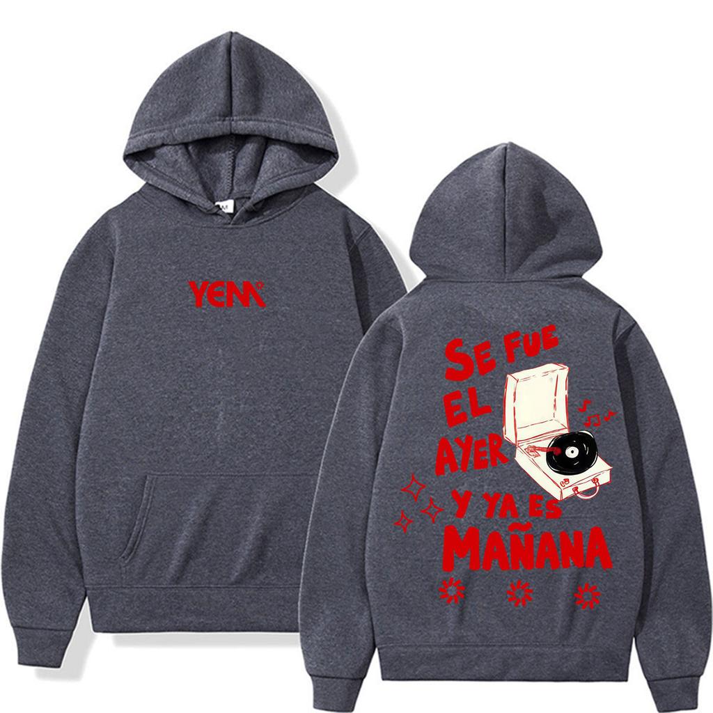 Morat Yem Se Fue El Ayer Y Ya Es Manana Print Hoodies Men Women Vintage Sweatshirts Casual Long Sleeve Pullovers