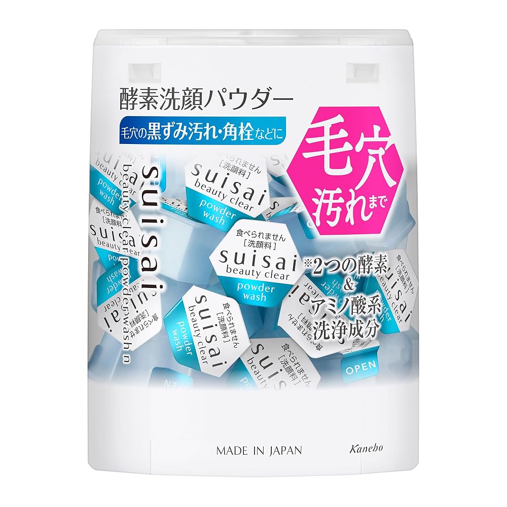 suisai Beauty Clear Powder Wash N Enzyme Facial Cleanser Powder (Single Item) 0.4g x 32 pieces [For