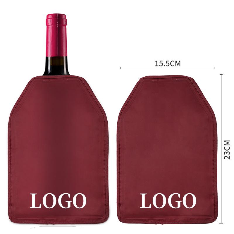 Cross-Border Cold Insulation Wine Sleeve: Gel Ice Pack for Hot/Cold Compress & Fresh Keeping, Customizable Polyester Bag