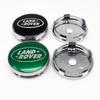 4x 56mm 3D ABS Sticker 60mm Aluminum Base Car Wheel Center Hub Cap For Land Rover Range Rover Sport L322 L405 SVR Accessories BQ0