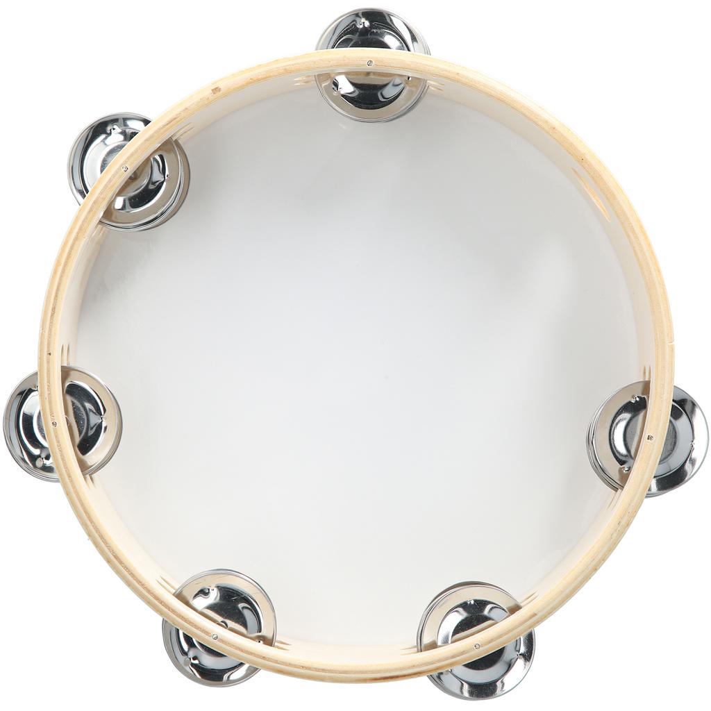 8 Inch Handbell Tambourine Clap Drum Row Jingle Double Layer Percussion InstrumentBible and Pigeon
