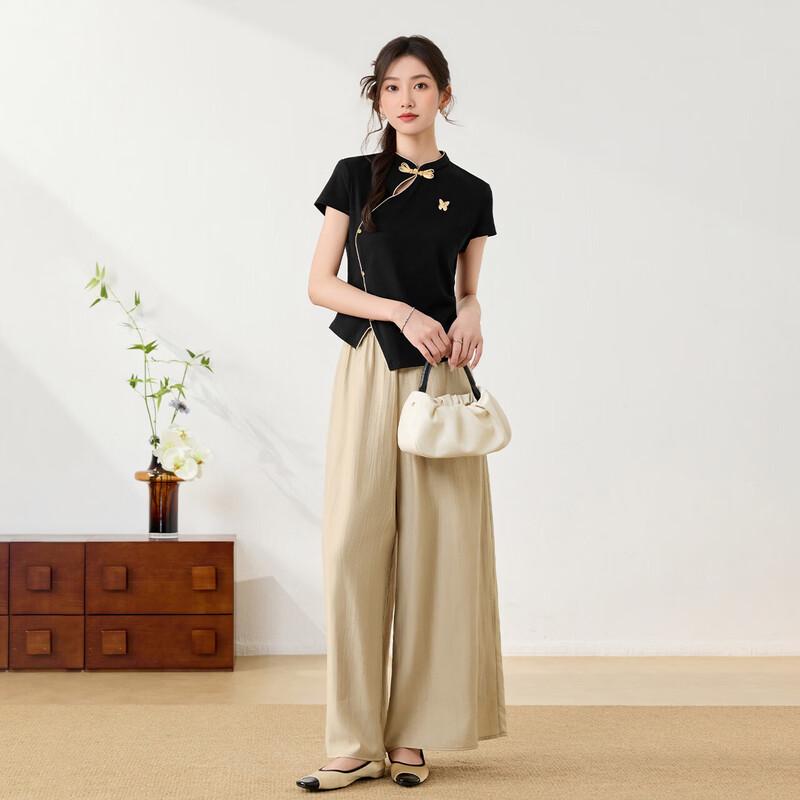 IEF New Chinese Style Elegant Two-Piece Set
