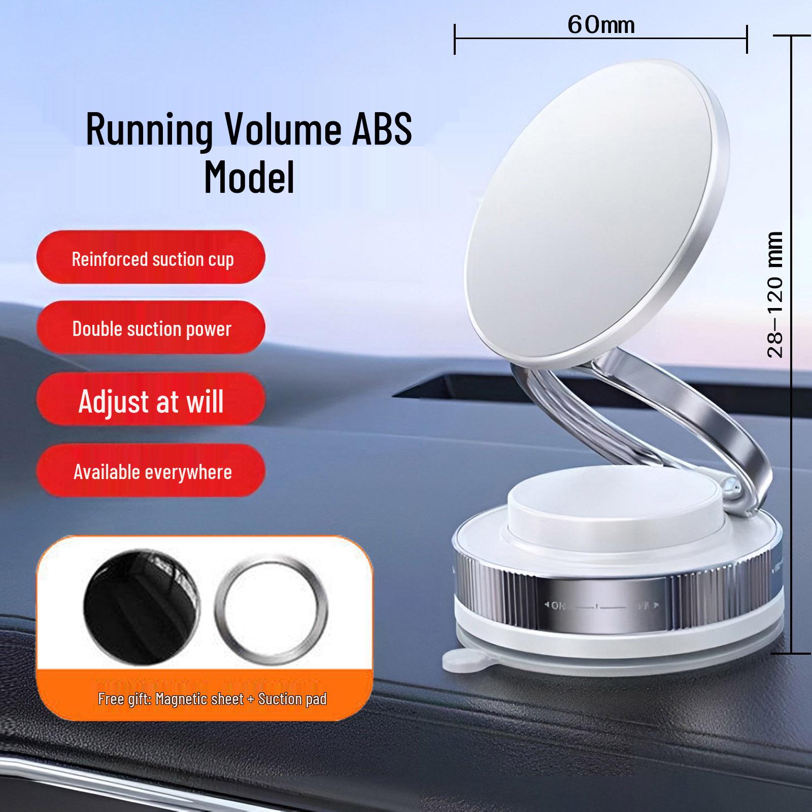 360° Rotation Magnetic Car Phone Holder with Vacuum Suction