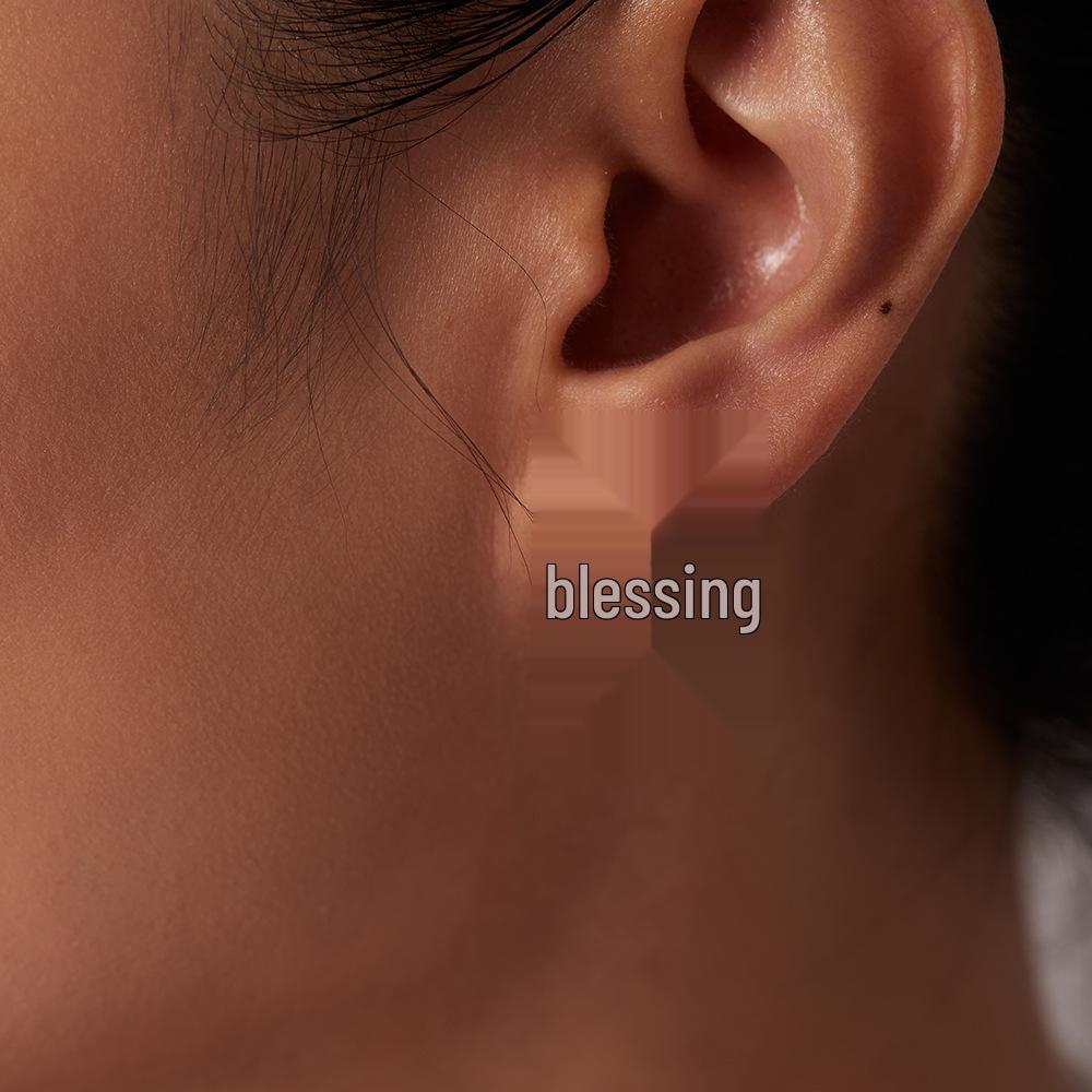 18K Gold Plated Large Pearl C-Shaped Hoop Earrings - 20mm Stainless Steel European and American INS Style for Women.