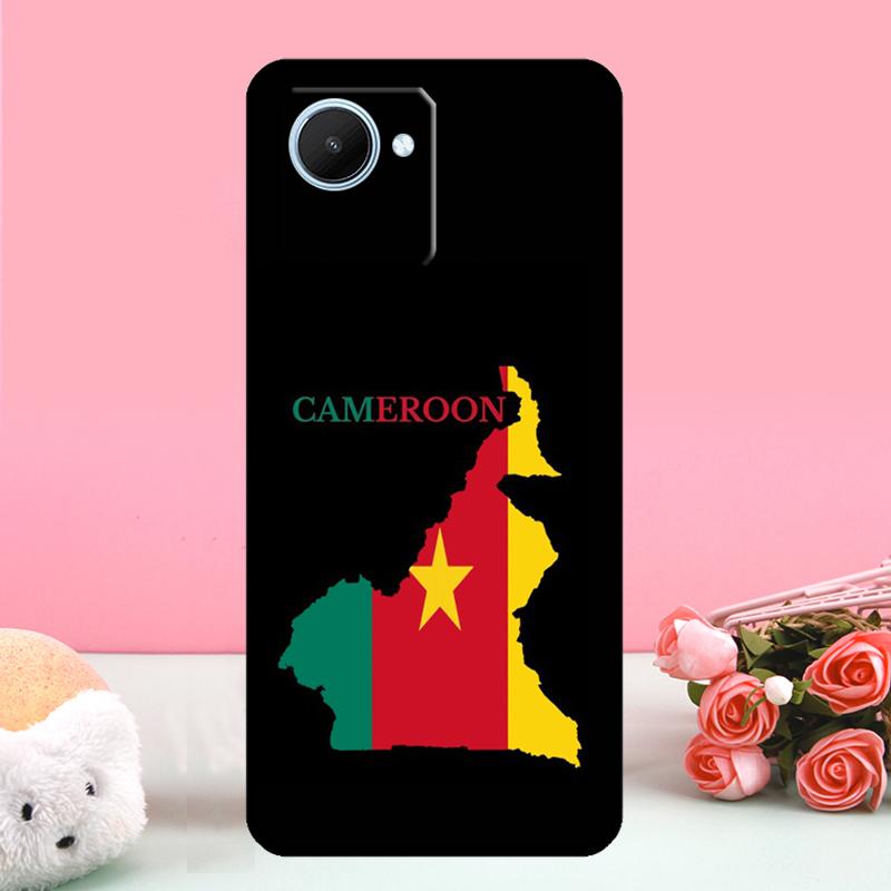 Republic of Cameroon Flag For Realme GT 5 Pro GT3 Neo5 9 10 11 12 Pro Plus C25s C21Y C30 C31 C33 C51 C53 C55 C35 Case