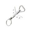 Unique Airplanes Design Keychain With Bottle Opener Function Sturdy Metal Construction Perfect Gift For Outdoor Adventures Daily Use