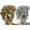 Decorative Figure DKD Home Decor 24.5 X 17.5 X 36 Cm Silver Golden Bust Neoclassical (2 Units)