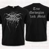 American Retro Norwegian Black Metal Men's T-shirt Summer New Retro Fashion Men's and Women's Streetwear