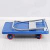 Household Goods Folding Trolley Pull Goods Small Trolley Warehouse Trailer Portable Four-wheel Trolley Handling Flatbed Truck