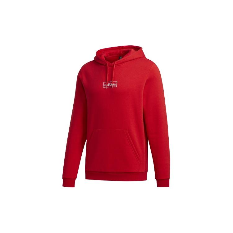 Men s adidas neo Series Small Logo Suede Red Pullover GD9882 M
